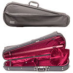 Gewa Liuteria Varianta Shaped Adjustable Black Viola Case with Red Interior