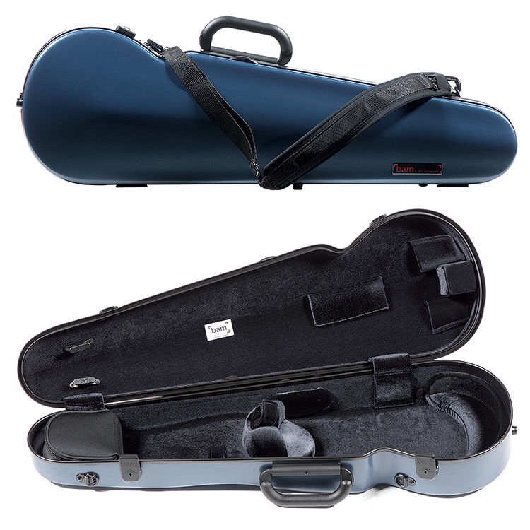 Bam Hightech Contoured 2002XL Navy Blue Violin Case