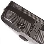Bam Hightech Contoured 2002XLSC Silver Carbon 4/4 Violin Case