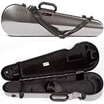 Bam Hightech Contoured 2002XLSC Silver Carbon 4/4 Violin Case