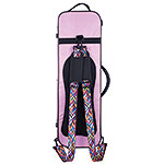 Bam Youngster 3/4-1/2 Oblong Violin Case, Light Pink/Black