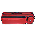Bam Youngster 3/4-1/2 Oblong Violin Case, Red/Black