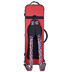 Bam Youngster 3/4-1/2 Oblong Violin Case, Red/Black
