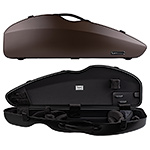 Bam Bonbon Hightech Violin Case, Brown/Black