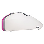 Bam Bonbon Hightech Violin Case, White/Violet