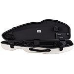 Bam Bonbon Hightech Violin Case, Black/White