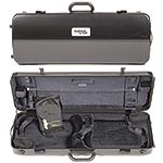 Bam Hightech 2005XLC Black Carbon 4/4 Double Violin Case