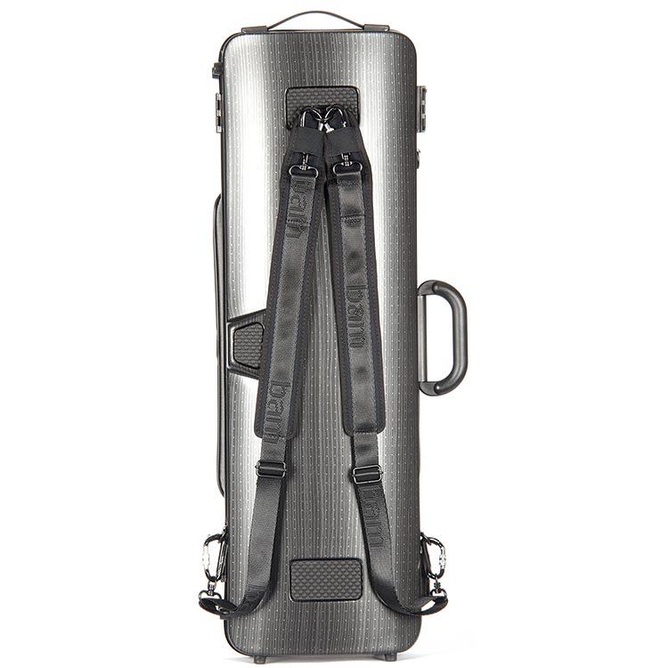 Bam Hightech Oblong 4/4 Violin Case with Pocket 2011XLLB Black Lazure