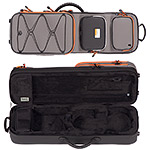 Bam Peak Performance PEAK2003SBN Gray 3/4-1/2 Violin Case