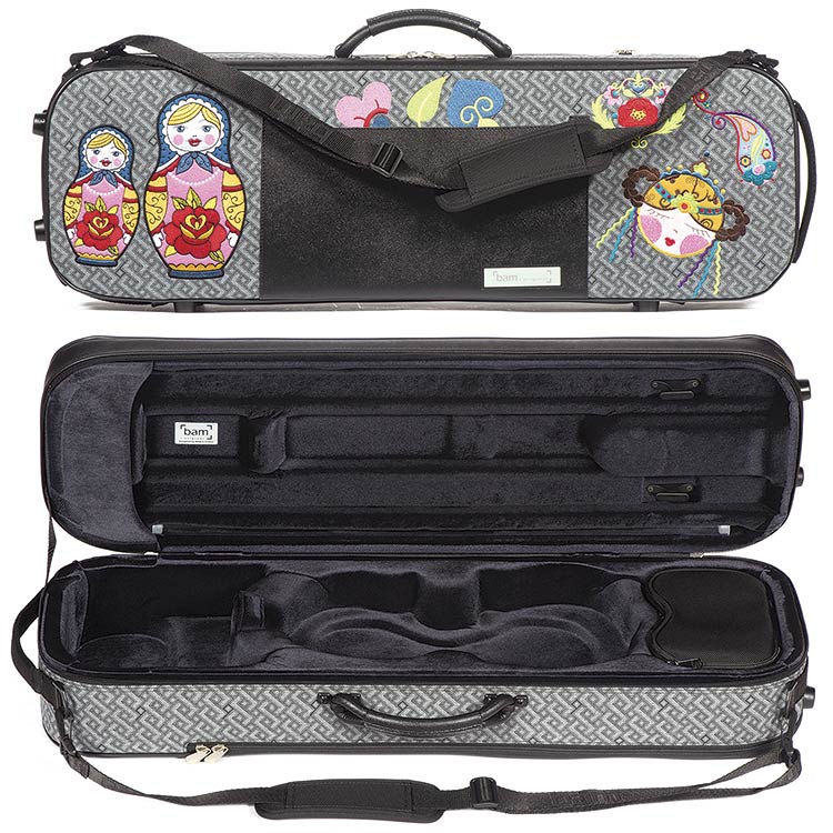 Bam Stylus Katyushka KAT5001SG Grey 4/4 Violin Case