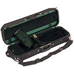 Bobelock 1002 Suspended Oblong 4/4 Violin Case with Green Velvet Interior