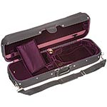Bobelock 1002 Suspended Oblong 4/4 Violin Case with Wine Velvet Interior