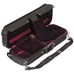 Bobelock 1002 Suspended Oblong 3/4 Violin Case with Wine Velvet Interior