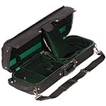 Bobelock 1002 Suspended Oblong 1/2 Violin Case with Green Velvet Interior