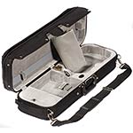 Bobelock 1002 Suspended Oblong 1/2 Violin Case with Silver Velvet Interior