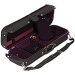 Bobelock 1002 Suspended Oblong 1/2 Violin Case with Wine Velvet Interior