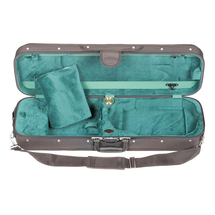 Bobelock 1002 Suspended Oblong 4/4 Violin Case with Green Velour Interior