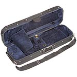 Bobelock 1002 Suspended Oblong 4/4 Violin Case with Blue Velour Interior
