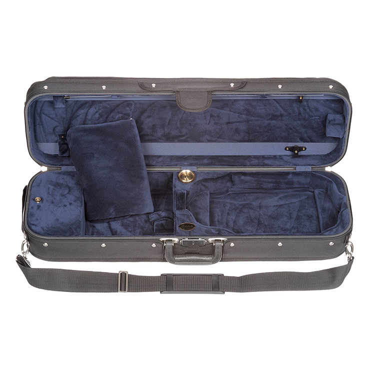 Bobelock 1002 Suspended Oblong 4/4 Violin Case with Blue Velour Interior