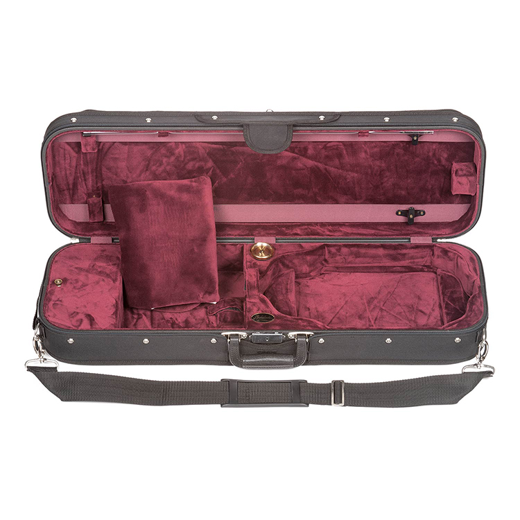 Bobelock 1002 Suspended Oblong 4/4 Violin Case with Wine Velour Interior