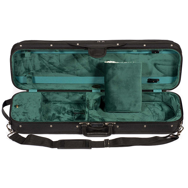 Bobelock 1002 Oblong 4/4 Violin Case with Green Velour Interior