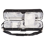 Bobelock 1002 Oblong 4/4 Violin Case with Gray Velour Interior