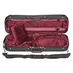 Bobelock 1002 Oblong 3/4 Violin Case with Wine Velour Interior