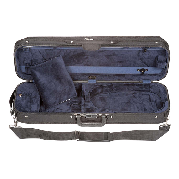 Bobelock 1002 Oblong 1/2 Violin Case with Blue Velour Interior