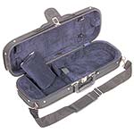 Bobelock 1002 Oblong 1/4 Violin Case with Blue Velour Interior