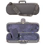 Bobelock 1002 Oblong 1/4 Violin Case with Blue Velour Interior