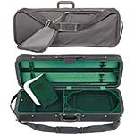 Bobelock 1003 Featherlite Oblong 4/4 Violin Case with Green Velvet Interior