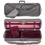 Bobelock 1003 Featherlite Oblong 4/4 Violin Case with Wine Velvet Interior