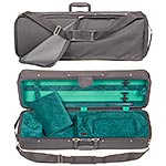 Bobelock 1003 Featherlite Oblong 4/4 Violin Case with Green Velour Interior