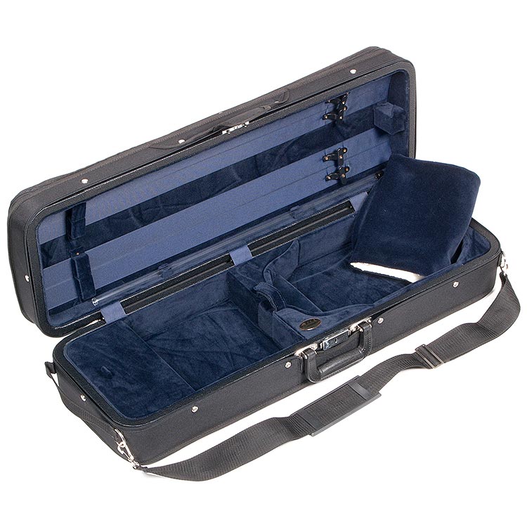 Bobelock 1003 Featherlite Oblong 4/4 Violin Case with Blue Velour Interior Johnson String