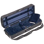 Bobelock 1003 Featherlite Oblong 4/4 Violin Case with Blue Velour Interior
