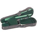 Bobelock 1007 Suspended Student Shaped 4/4 Violin Case with Green Velvet Interior