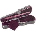 Bobelock 1007 Suspended Student Shaped 4/4 Violin Case with Wine Velvet Interior
