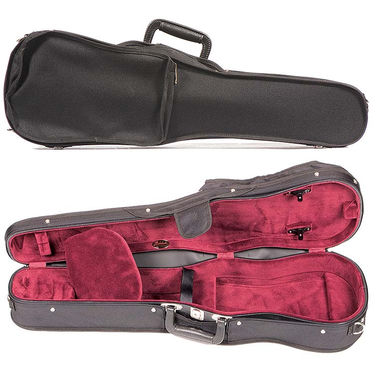 Bobelock 1007 Suspended Student Shaped 4/4 Violin Case with Wine Velour Interior