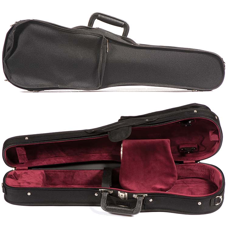 Bobelock 1007 Student Shaped 1/2 Violin Case with Wine Velour Interior