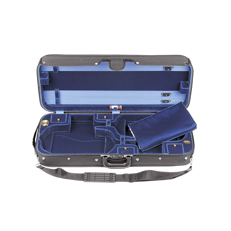 Bobelock 1015 Suspended Double 4/4 Violin Case with Blue Velvet Interior