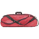 Bobelock 1047 Red Fiberglass Half Moon 4/4 Violin Case, Silver Velvet Interior