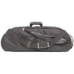 Bobelock 1047 Ivory Fiberglass Half Moon 4/4 Violin Case, Blue Velvet Interior