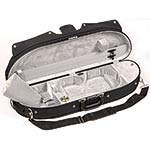 Bobelock 1047 Half Moon 4/4 Violin Case with Silver Velvet Interior