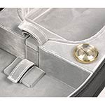Bobelock 1047 Half Moon 4/4 Violin Case with Silver Velvet Interior