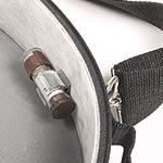 Bobelock 1047 Half Moon 4/4 Violin Case with Silver Velvet Interior