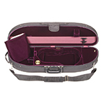 Bobelock 1047 Half Moon 4/4 Violin Case with Wine Velvet Interior