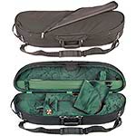 Bobelock 1047 Half Moon 4/4 Violin Case with Green Velour Interior