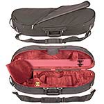 Bobelock 1047 Half Moon 3/4 Violin Case with Wine Velour Interior