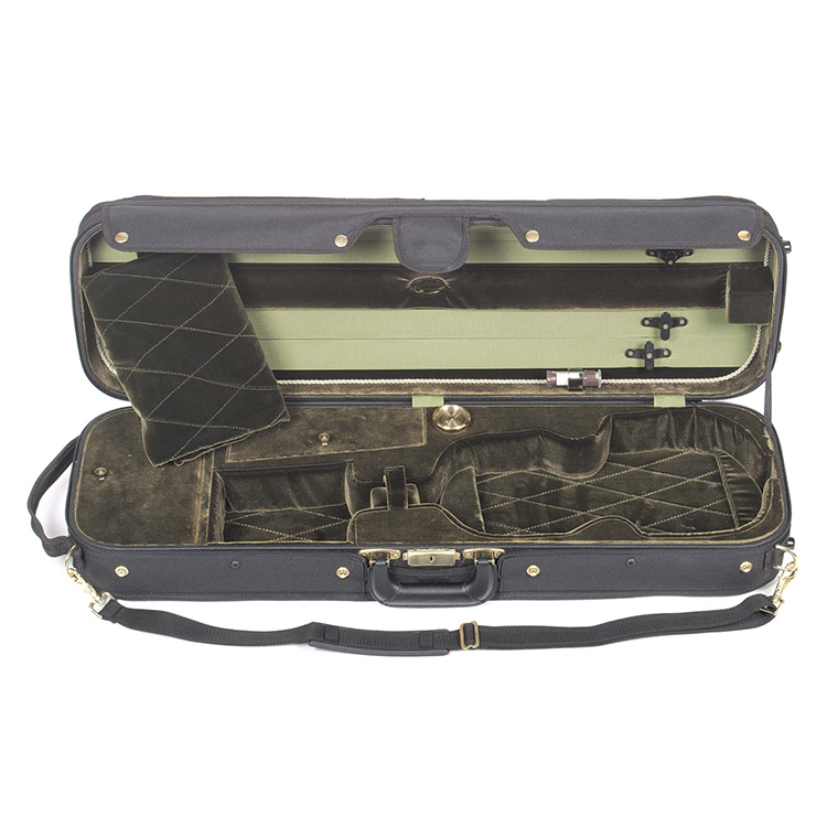 Bobelock 1051 Corregidor 4/4 Violin Case with Green Velvet Interior