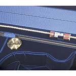 Bobelock 1051 Corregidor 4/4 Violin Case with Blue Velvet Interior